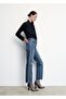 Straight Cut Jean with Crystal Detail on the Sides - 5