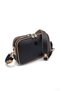 Women's Black Camel Shoulder Bag - 5