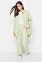 Green Woven Cotton Shirt-Trousers Set TCTSS23US00065
