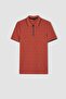 Slim Fit Polo Neck Cotton Combed T-Shirt - 5