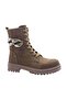 Women's Suede Boots with Chain Buckle Accessories - 7