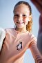 Girl's Printed Ribbed Long Sleeve Pajama Set - 3