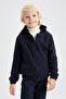 Boy's Hooded Cardigan - 2