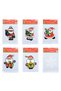 3 New Year's Glass Sticker, New Year's Christmas Glass Sticker, Gel Sticker - 3