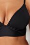 Siyah Dokulu Üçgen Push Uplı Bikini Üstü TBESS21BU0010 - 10