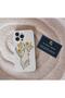 Oppo Reno 5 Lite Compatible Flower and Hand Patterned Transparent Case
