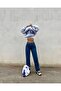 Jeans Dark Navy Extra High Power Lycra Loose Jeans Palazzo Pants (SUPER HIGH) - 3