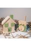 Wooden Handmade Baby Wireless + Piggy Bank Toy Set, Montessori Toy, Educational Toy, Children's Toy