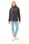 Boydan Zippered Women's Gray Fleece with Stand Collar - 2
