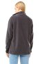 Boydan Zippered Women's Gray Fleece with Stand Collar - 5