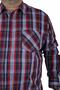 Large Size Men's Pocket Shirt Estacional 23372 Navy Blue - 3