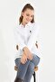Women's White Shirt Long Sleeve - 4