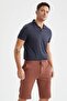 Regular Fit Basic Bermuda Shorts - 2