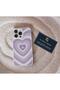 Huawei Mate 20 Lite Compatible Lilac Hearts Design Transparent Case