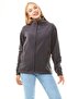 Boydan Zippered Women's Gray Fleece with Stand Collar - 4