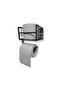 Wc Paper Towel Rack Bathroom Shelf/Soap Dish 12X12Cm - 3