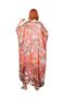 100% Silk Long Dress| Pomegranate Flower Van Gogh Almond Tree| - 7
