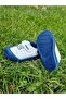 Oli Orthopedic Unisex White Navy Blue Baby First Step Shoes - 2