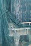 Damaks Ottoman Pattern Petrol Blue-turquoise Knitted Wrinkle-Free 1-3 Close Pleated Tulle Curtain - 3
