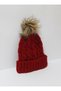 Fox Feather Beret Red Color Women's Beret - 2