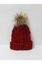 Fox Feather Beret Red Color Women's Beret - 7