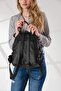 Women's Soft Leather Backpack and Shoulder Bag 2134-mq - 8