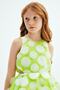 Bg Store Girl's Green Dress 23Pssl01993 - 3