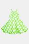 Bg Store Girl's Green Dress 23Pssl01993 - 5