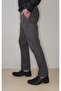 Men's Gabardine Anthracite Slim Fit Sports Trousers - 2