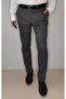 Men's Gabardine Anthracite Slim Fit Sports Trousers - 4