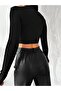 Half Turtleneck Seamless Long Sleeve Blouse - 2