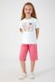 Base. Polo Assn Colorful Leaves Green Girls Capri Set - 2