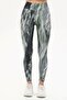 Patterned Compressive High Waist Yoga - Sports Leggings - 2