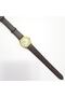 Retro Women's Wristwatch, Vintage Design, Classic Design, Gold / Gold Color, Minimal, With Strap - 3