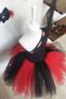 Black One Shoulder Halloween Girl's Dress Set of 3, Birthday Dress, Halloween Dress - 3