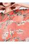 100% Silk Long Dress| Pomegranate Flower Van Gogh Almond Tree| - 4