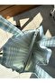 حقيبة قماش معززة باللون الأخضر من Fimu Gingham - 2