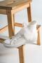 Low Flat Heeled Wedding Dress Evening Dress with Pearls on the Sole - 4