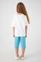 Base. Polo Assn Cute Cream Girl's Capri Set - 5