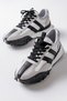 Black Lace-Up New Season Style Daily Stylish Premium Women's Sports Shoes - 4