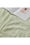 Single 170X220 cm 4 Layers Muslin Pique Organic 100% Cotton Soft Green Cool Bedspread Modern - 6
