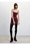 Rochie lurex cu fanta - 2