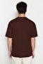 Brown Relaxed Fit Printed 100% Cotton T-Shirt TMNSS23TS00261 - 2