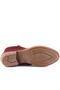 - Burgundy Nubuck Women's Summer Boots Without Zipper 105-2596-Venus - 5