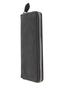 Zippered Credit Card Holder Wallet Opening 6 Compartments Nubuck Black (knp-13s) Model - 2