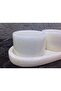 White Marble Spice Jar Set of 3 - 2