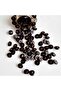 18 Mm Footed Black Pearlescent Snap Button (15 PIECES)