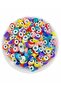 25 Pcs 10mm Polymer Clay Fimo Mixed Color Evil Eye Beads, Eye Figure Beads, Jewelry Making