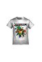 Unisex Kids White Printed T-Shirt