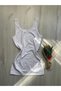 Women's 6-Piece Undershirt Set with Rope Straps, Lace and Thick Straps - 2